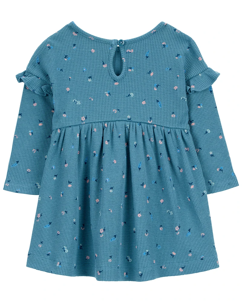 Carters Oshkosh Baby Floral Thermal Dress