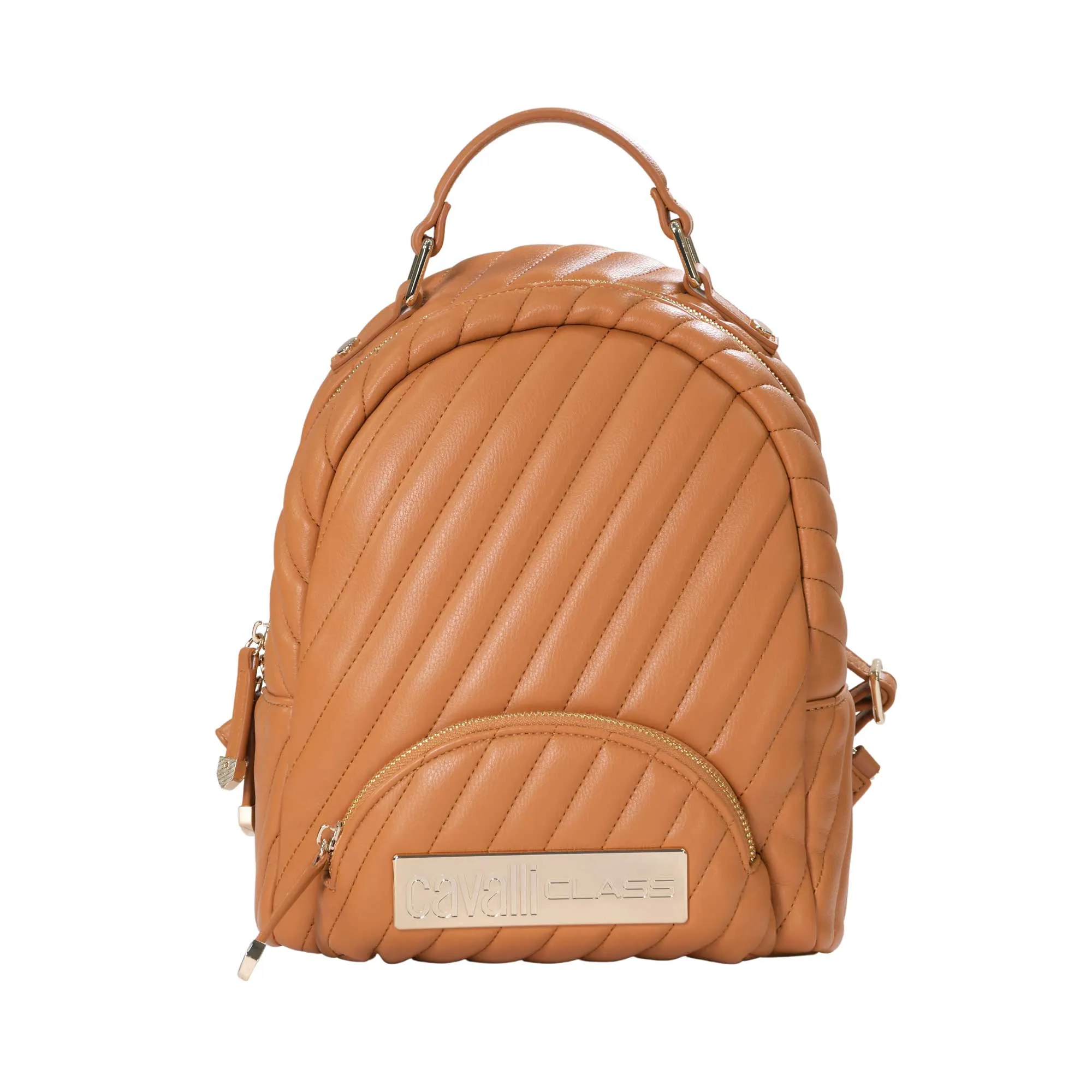 Cavalli Class Women's Ischia Caramel Small Fashion Backpack