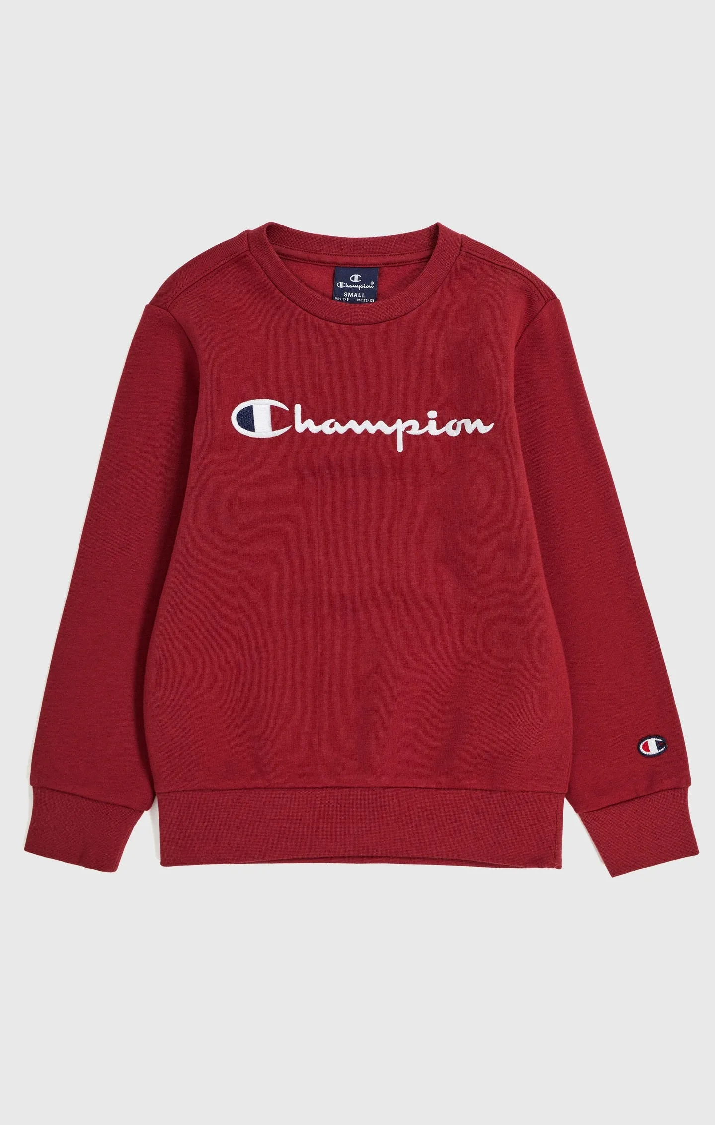 Champion Icons Burgundy Boys Light Fleece Sweatshirt