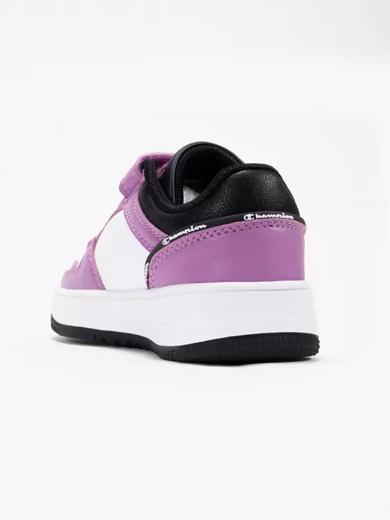 Champion  Junior Girls White/Pink Rebound 2.0 Low G PS Trainers