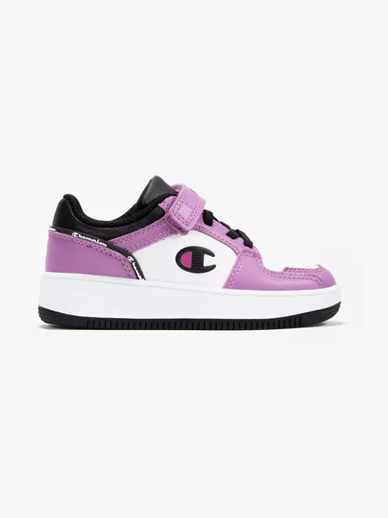 Champion  Junior Girls White/Pink Rebound 2.0 Low G PS Trainers