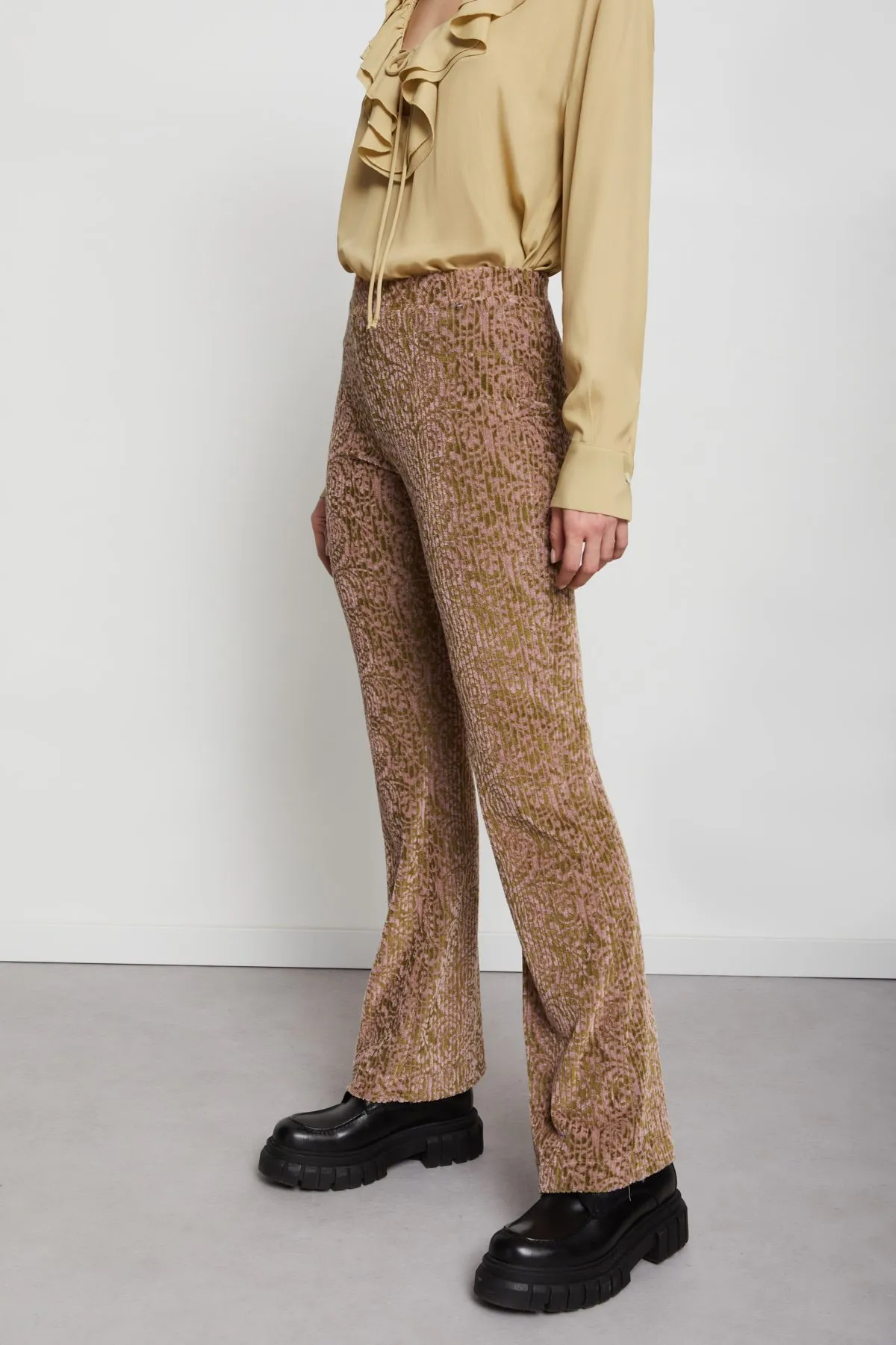 Chenille trousers