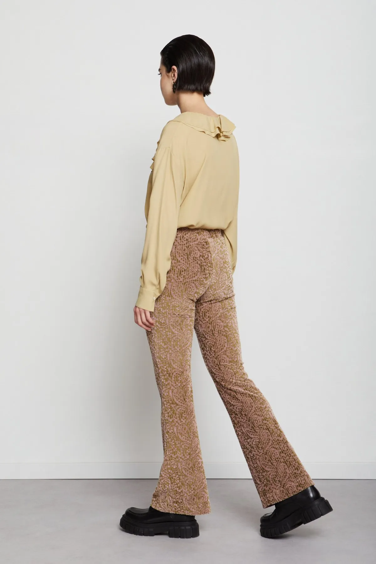 Chenille trousers