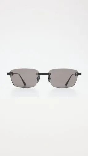 Chimi   Rimless Rectangular Sunglasses 