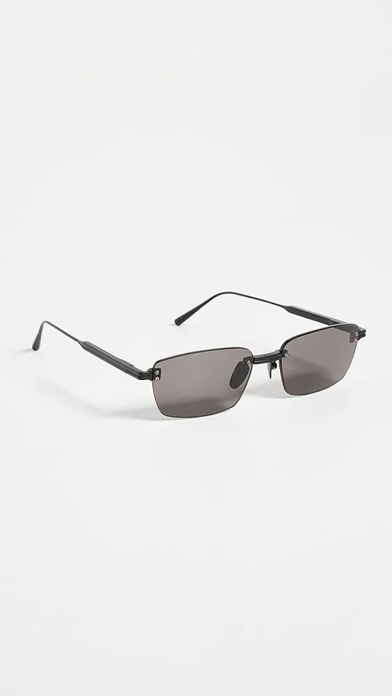 Chimi   Rimless Rectangular Sunglasses 