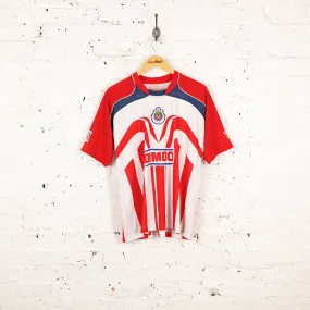 Chivas de Guadalajara 2007 Reebok Football Home Shirt - Red - M