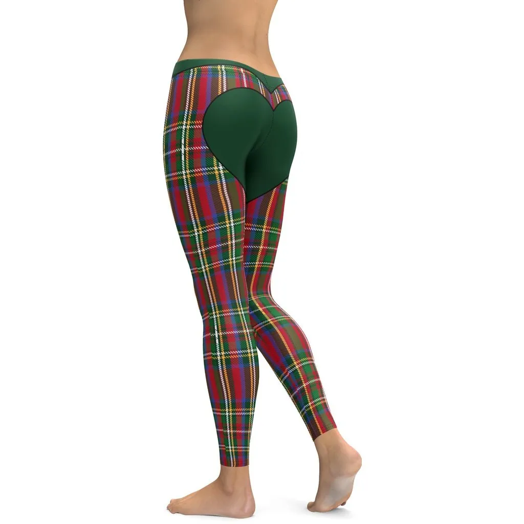 Christmas Heart Shaped Leggings