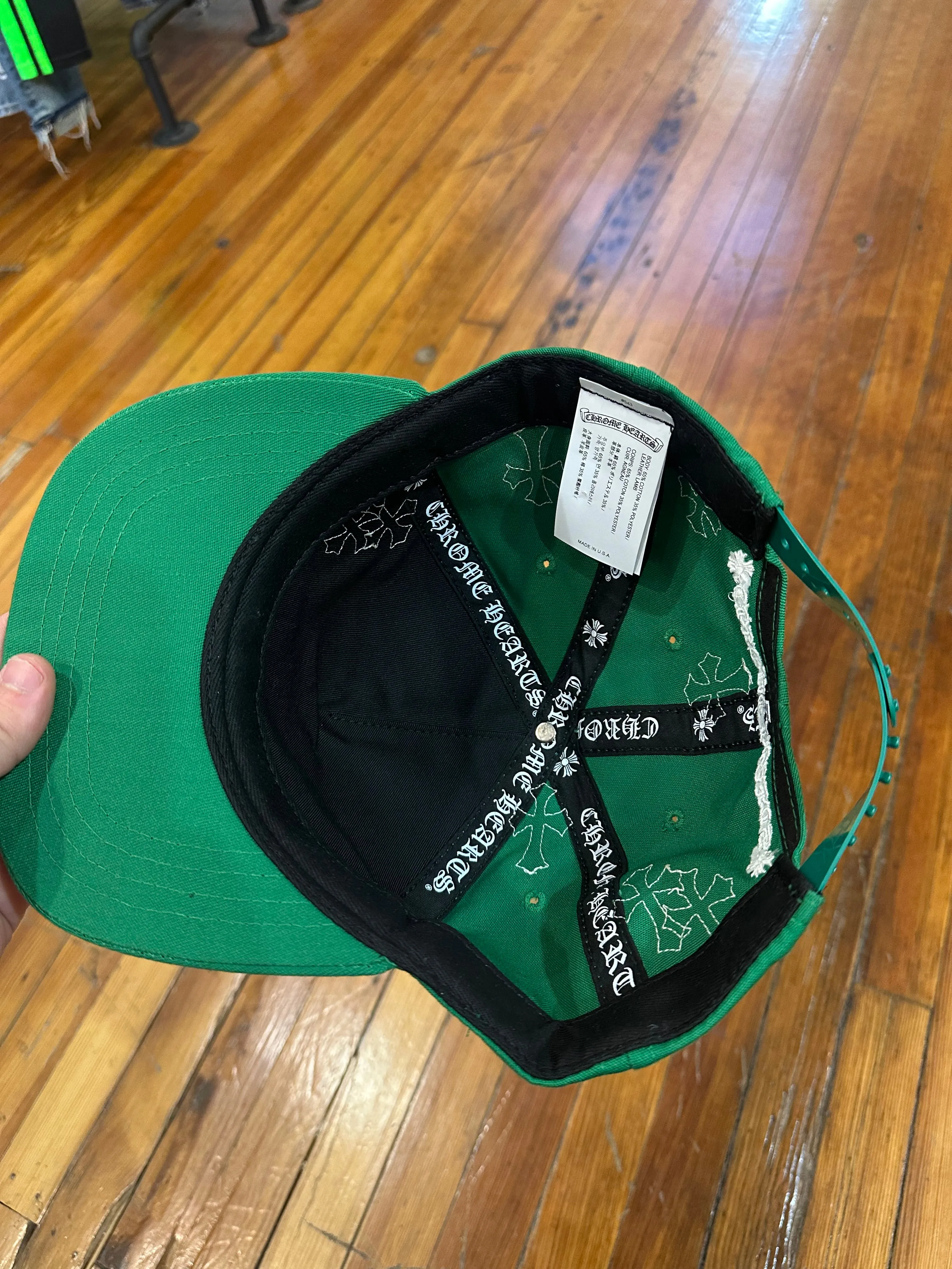 Chrome Hearts Hat - Cross Patch “Green”