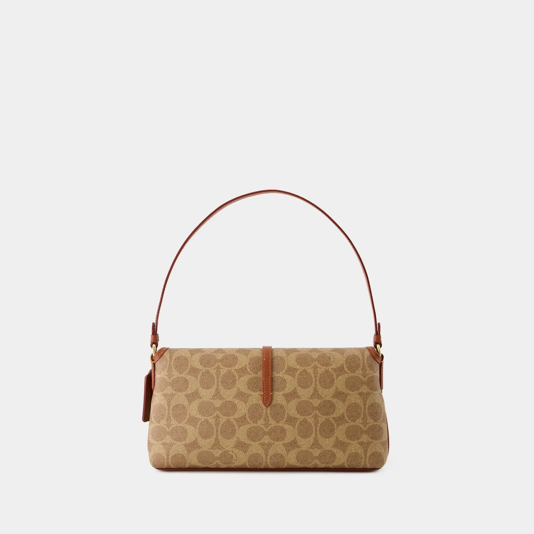 Coach  Hamptons Shoulder Bag - Coach - Canvas - Tan Rust