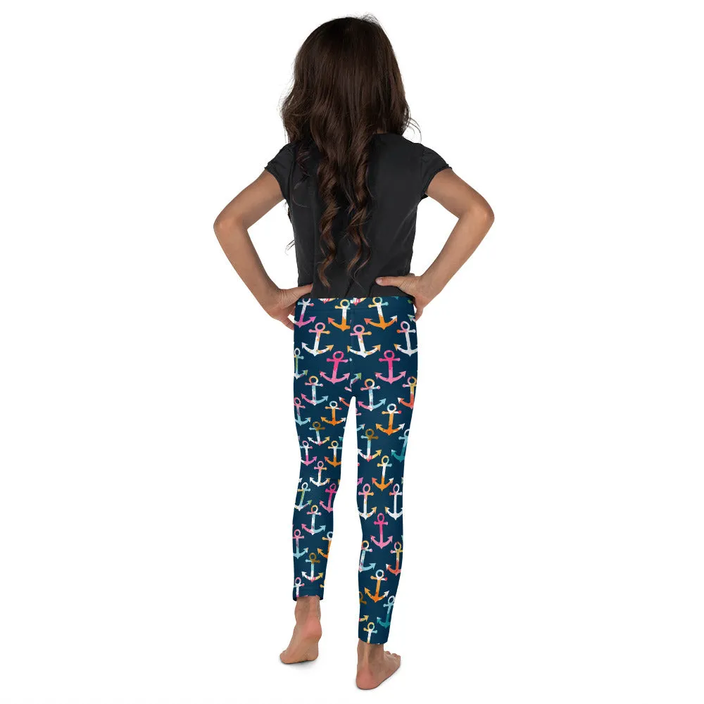 Colorful Anchor Kid's Leggings