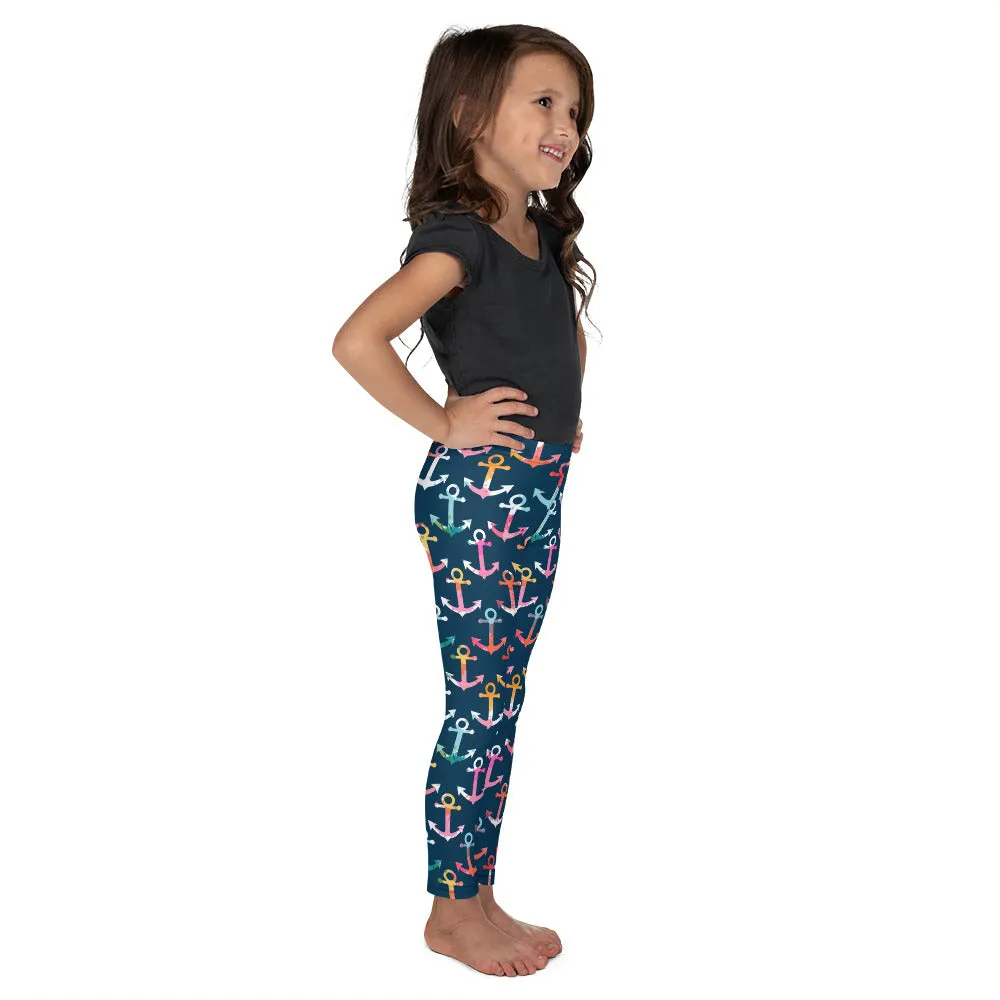 Colorful Anchor Kid's Leggings