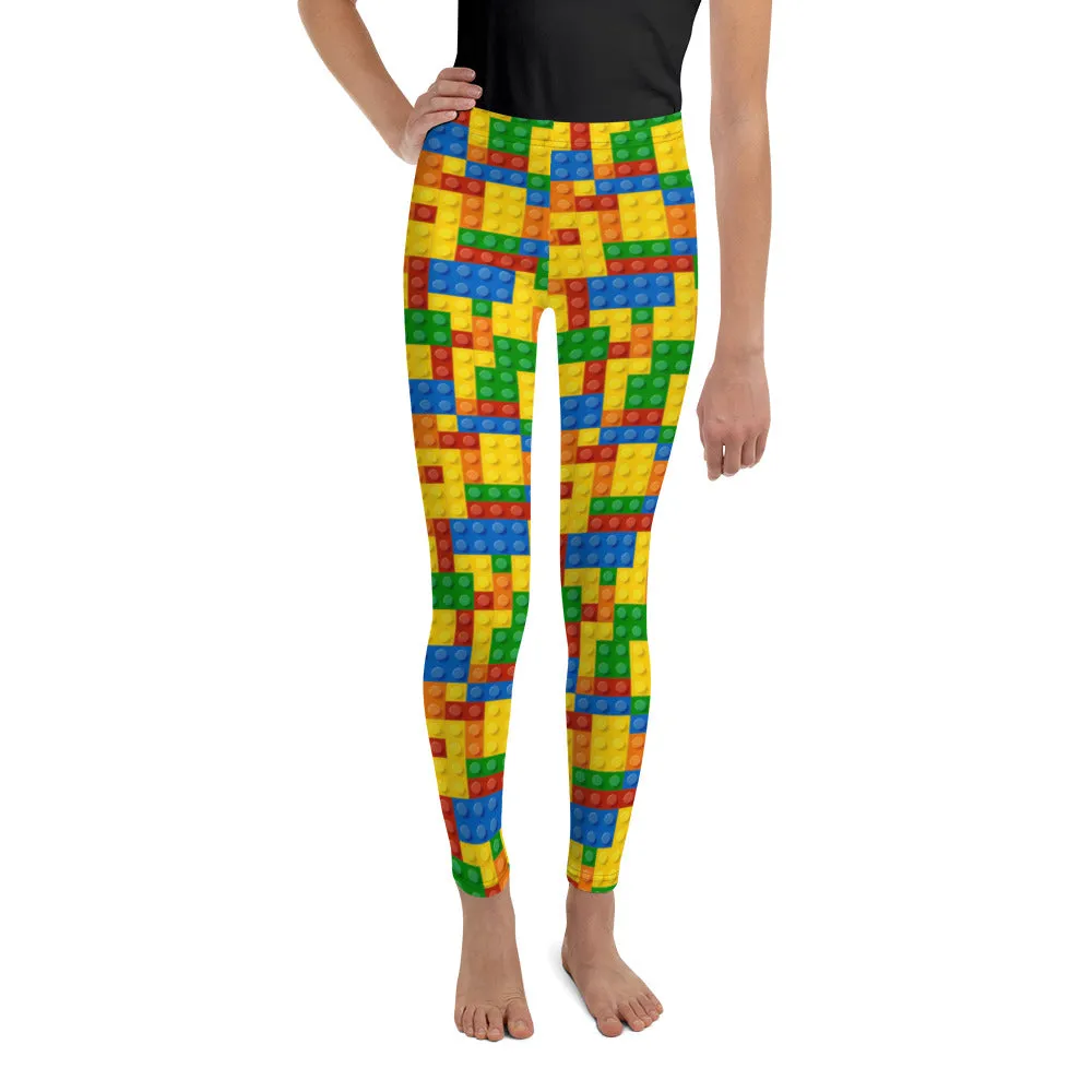 Colorful Blocks Youth Leggings