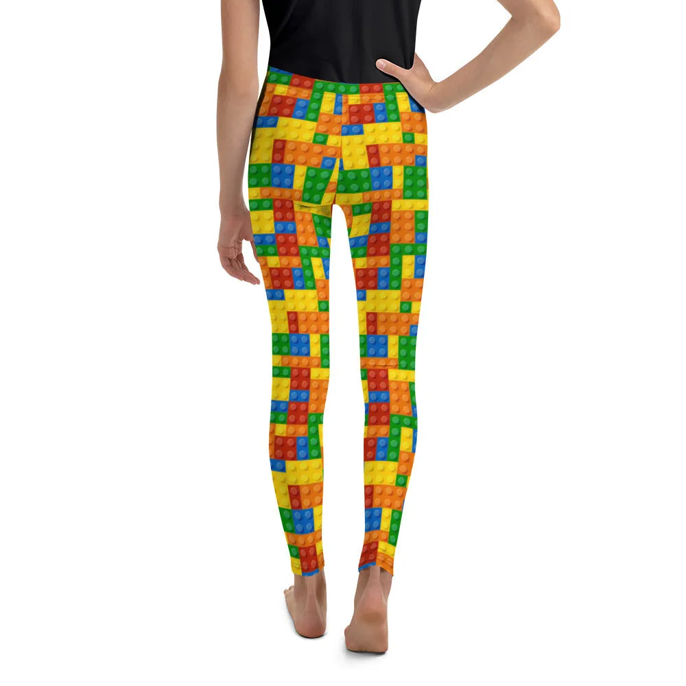 Colorful Blocks Youth Leggings