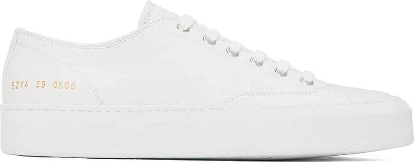 Common Projects White Tournament Low Sneakers