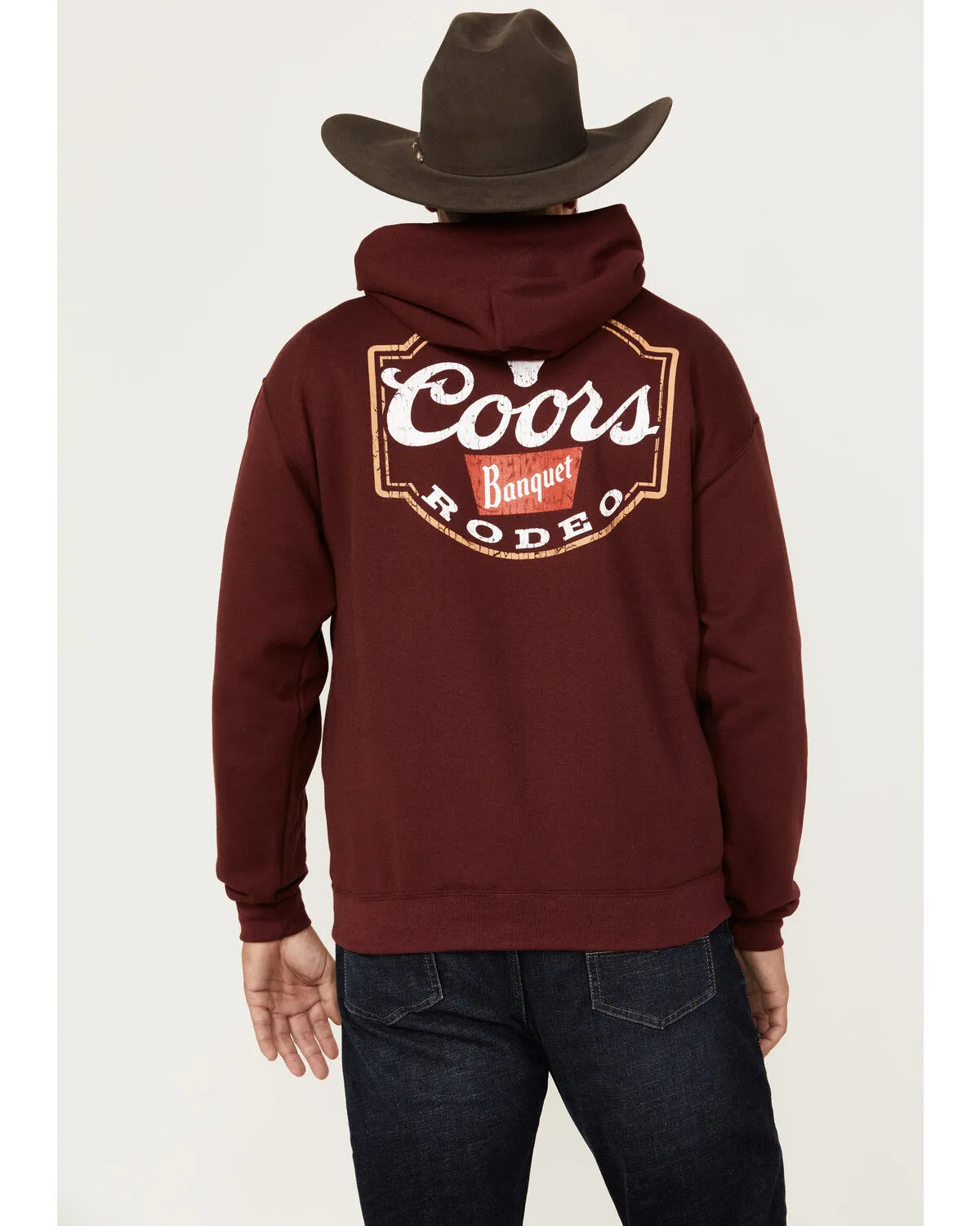 Coors Men's Boot Barn Exclusive Coors Banquet Logo Hooded Sweatshirt