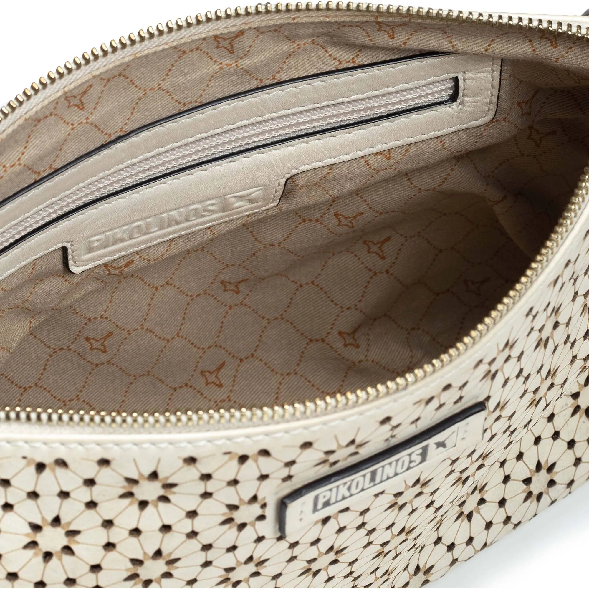 CORDOBA Women's shoulder bag with perforated leather