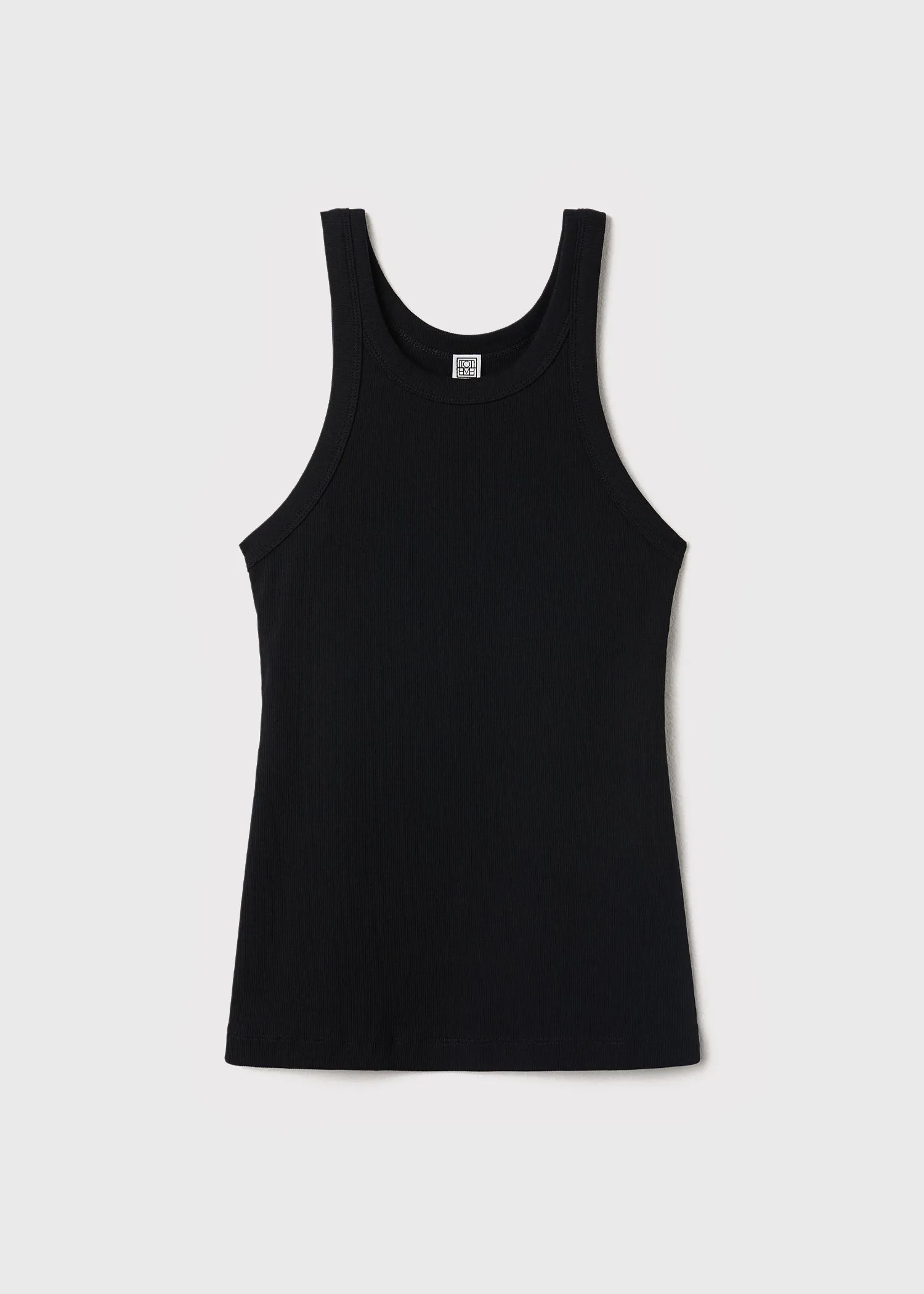 Curved rib tank black