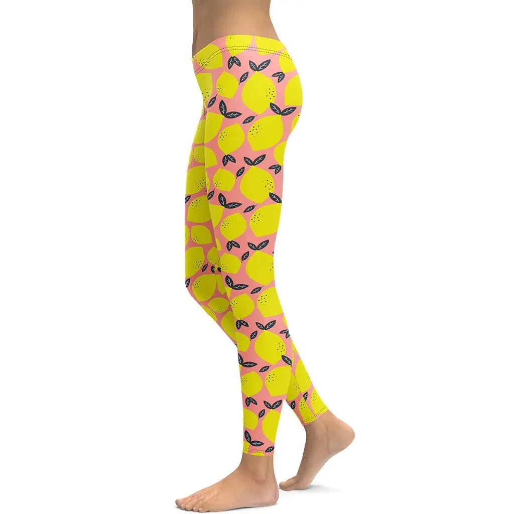 Cute Lemon Leggings