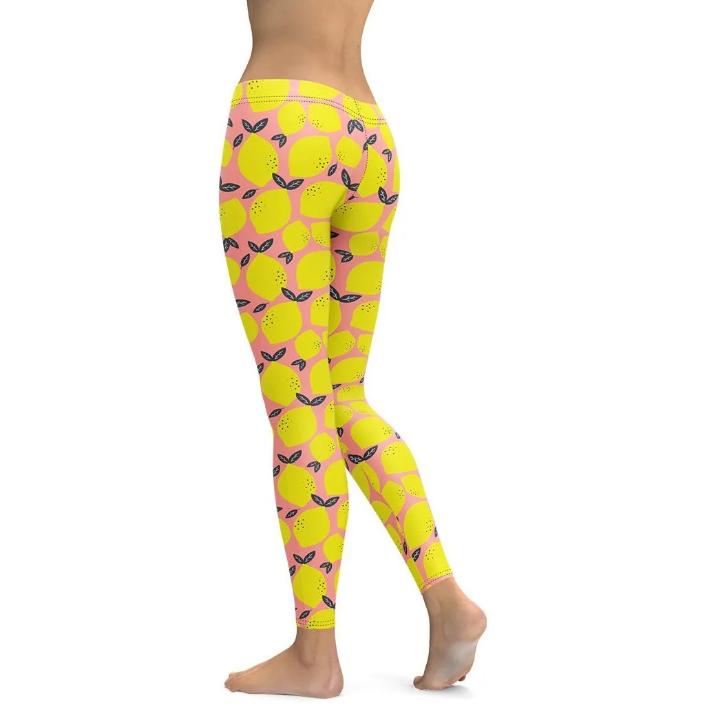 Cute Lemon Leggings