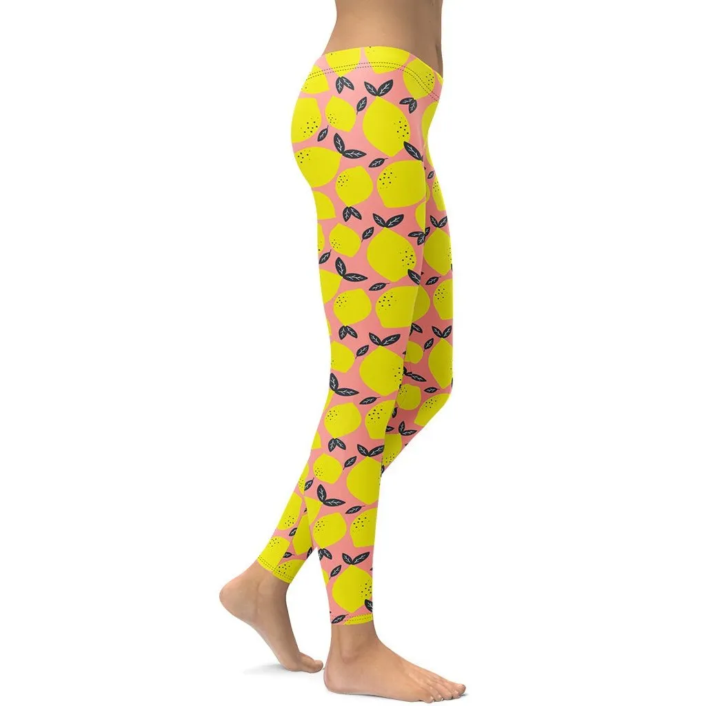 Cute Lemon Leggings