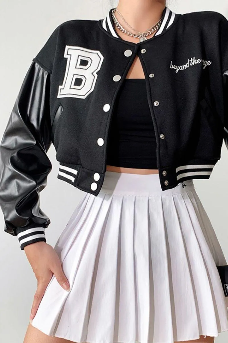 CZ B Embroidered Varsity Jacket