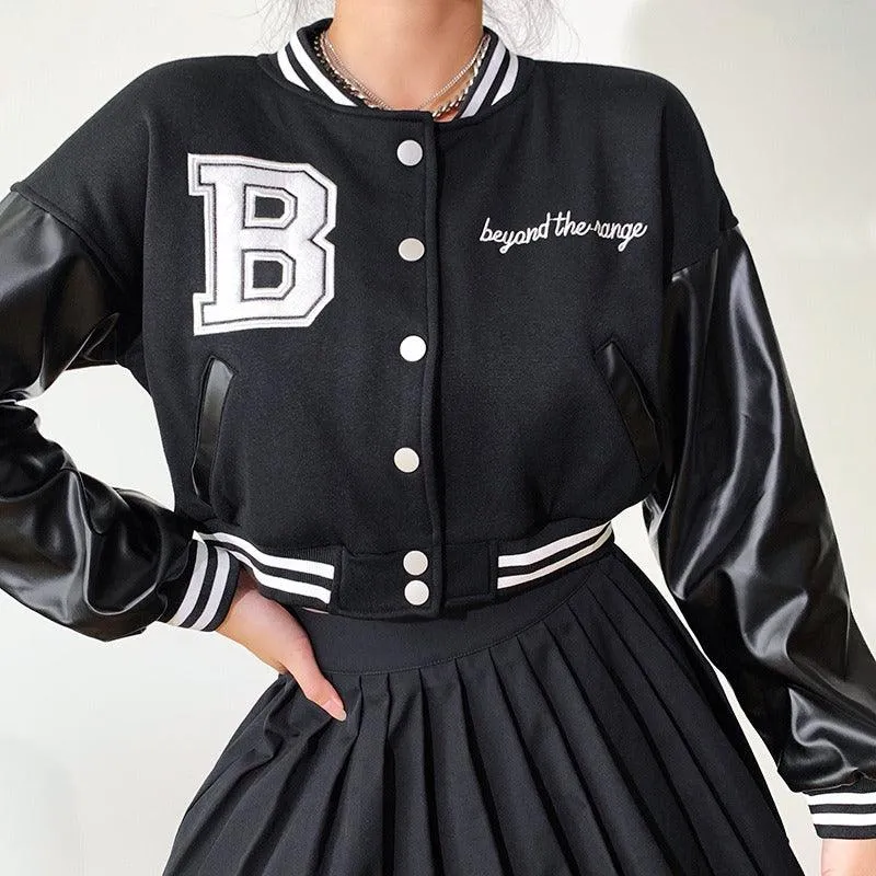 CZ B Embroidered Varsity Jacket