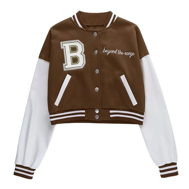 CZ B Embroidered Varsity Jacket