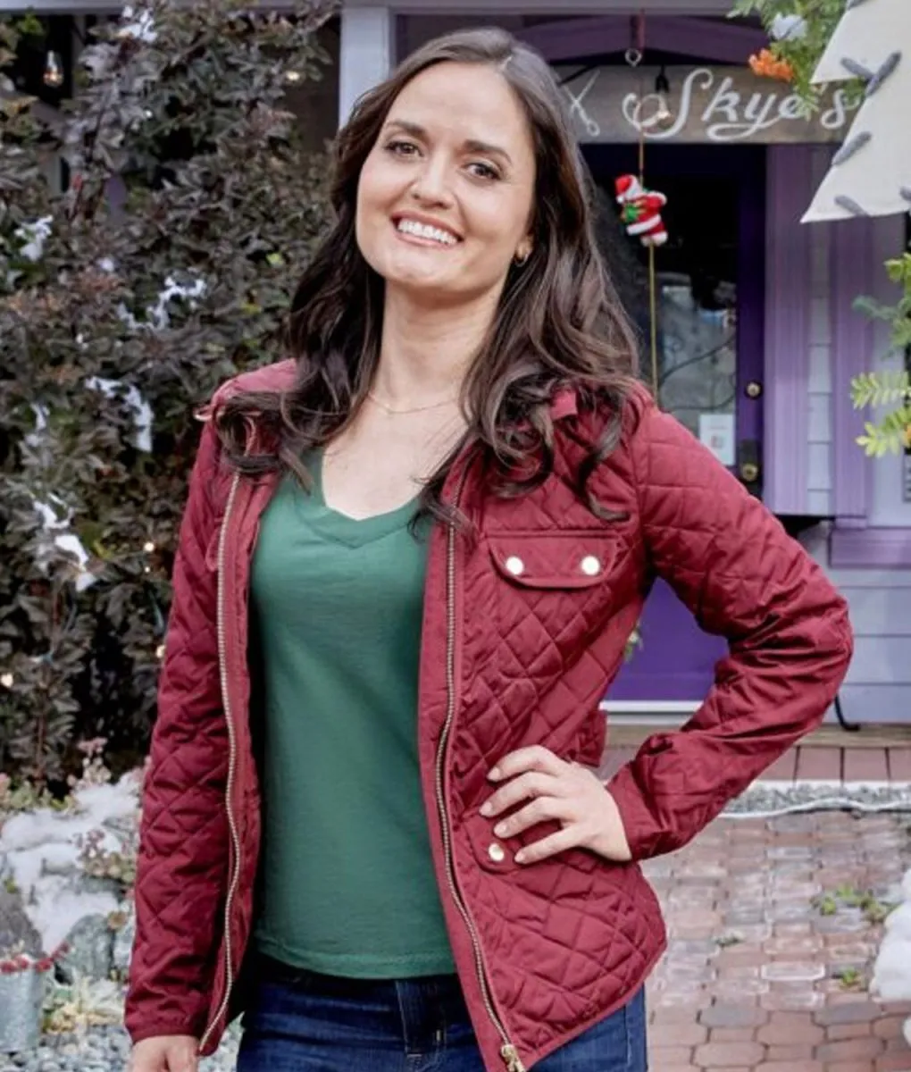 Danica Mckellar You Me & The Christmas Trees Quilted Jacket