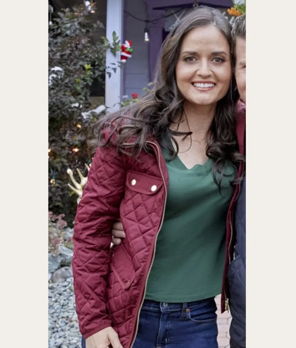 Danica Mckellar You Me & The Christmas Trees Quilted Jacket