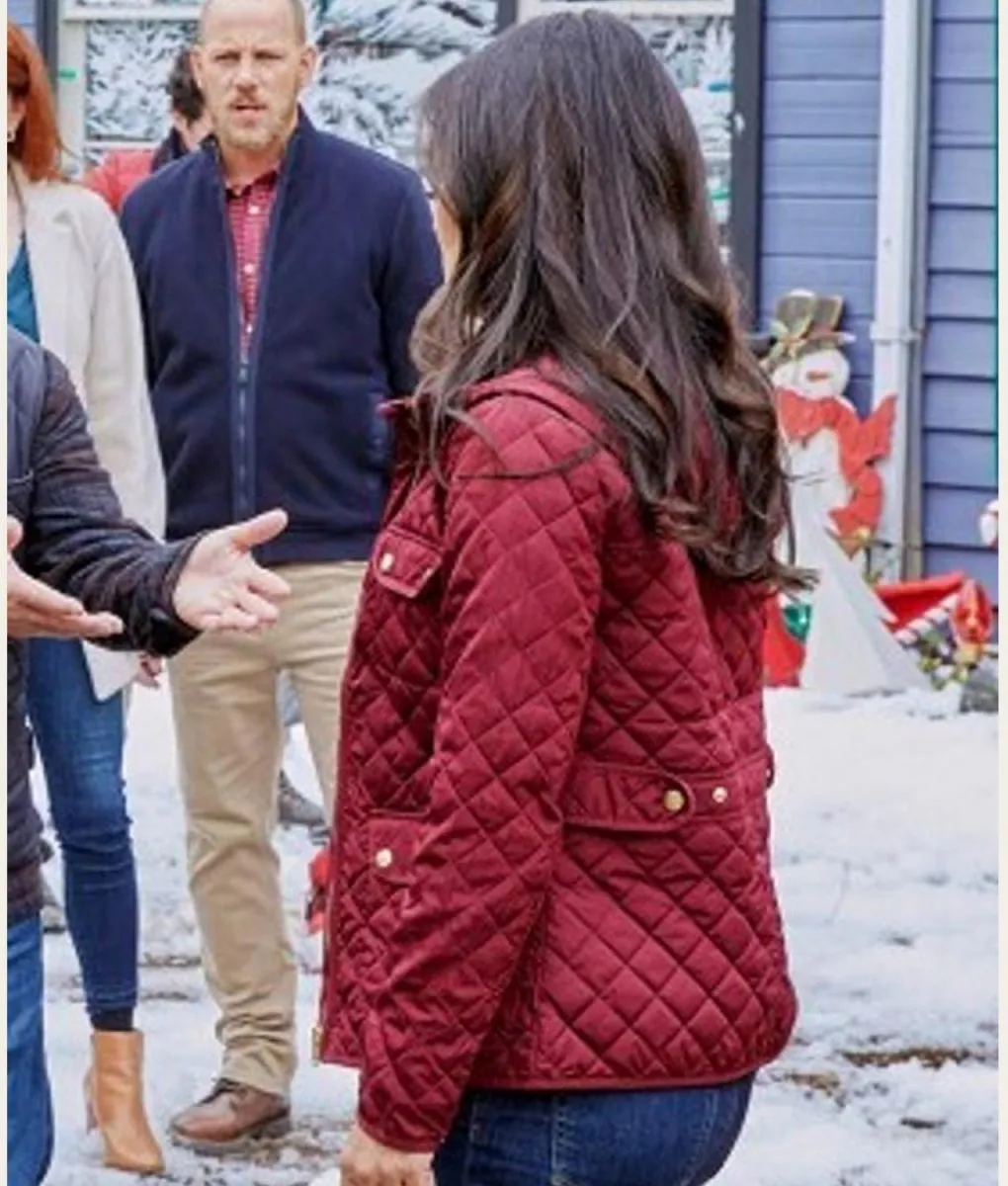 Danica Mckellar You Me & The Christmas Trees Quilted Jacket