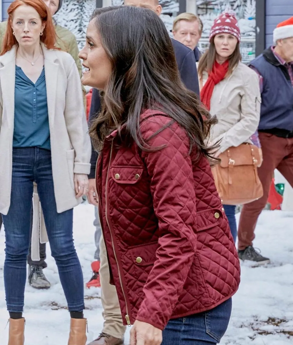 Danica Mckellar You Me & The Christmas Trees Quilted Jacket