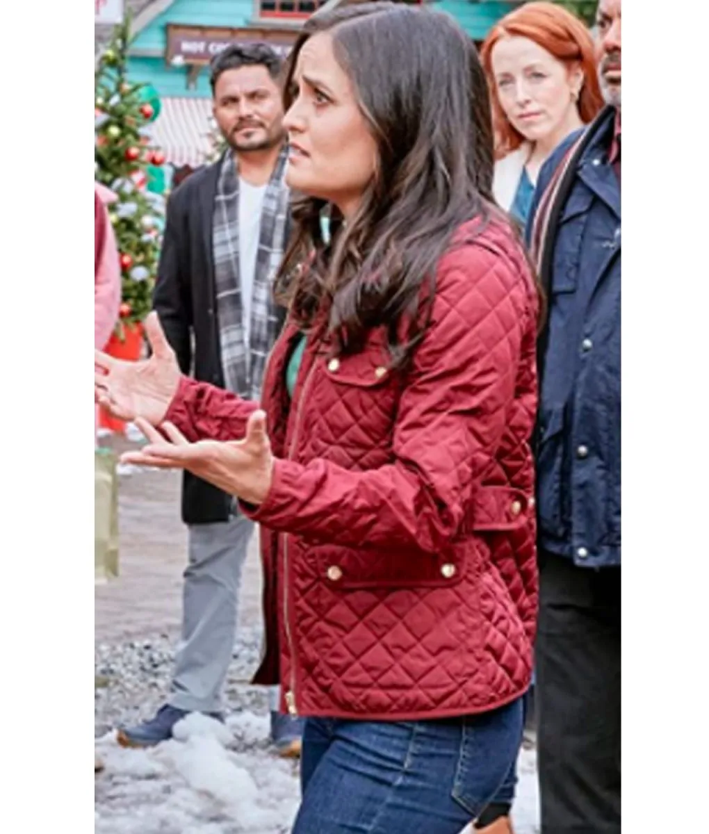 Danica Mckellar You Me & The Christmas Trees Quilted Jacket