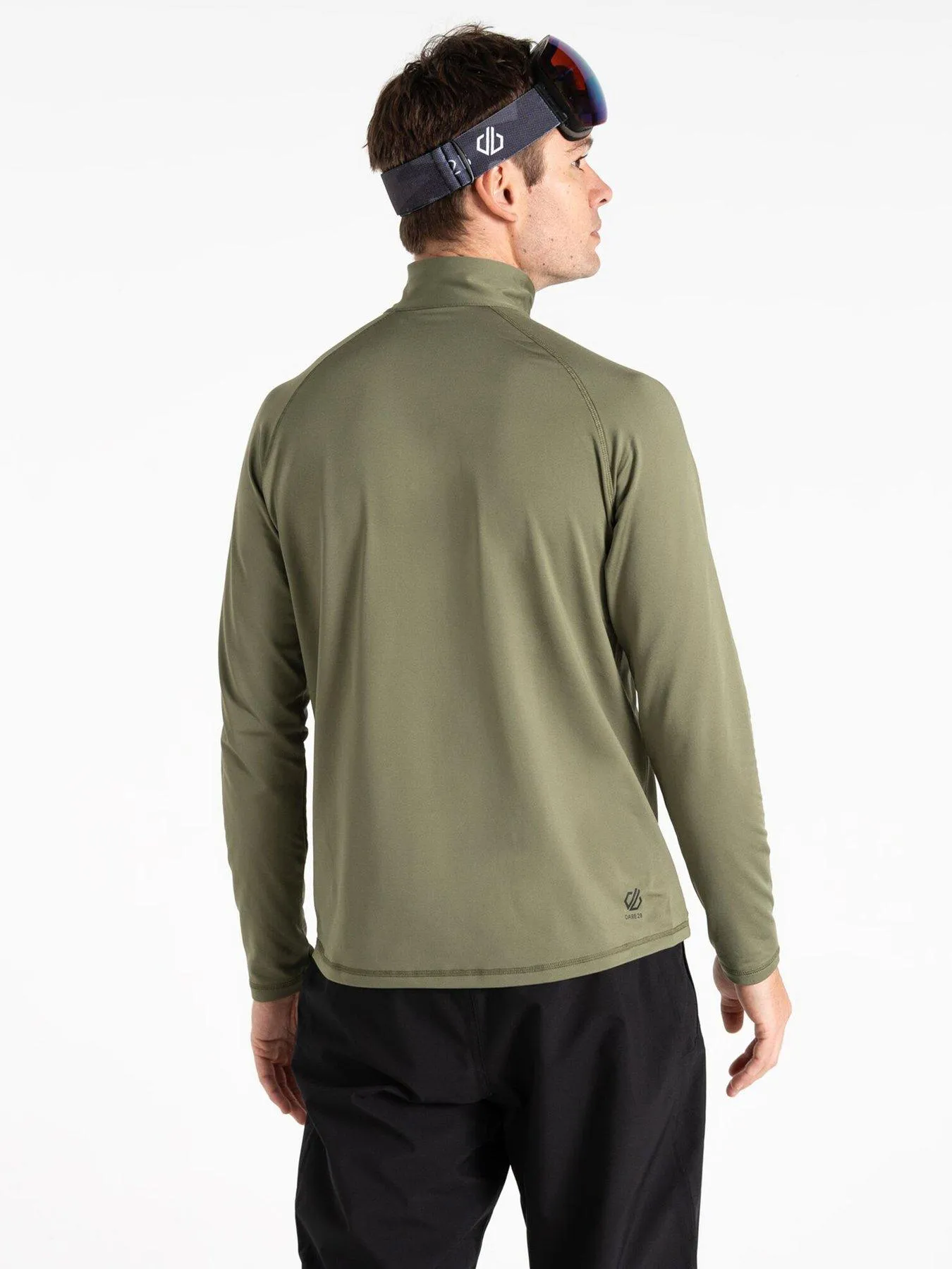 Dare 2b Mens Ski Fuse Up II Core Stretch Fleece- Olivine Green