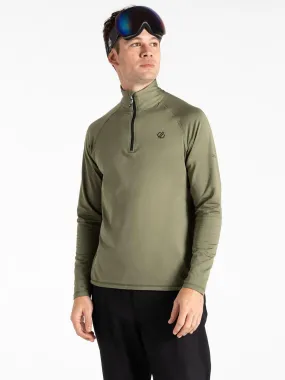 Dare 2b Mens Ski Fuse Up II Core Stretch Fleece- Olivine Green