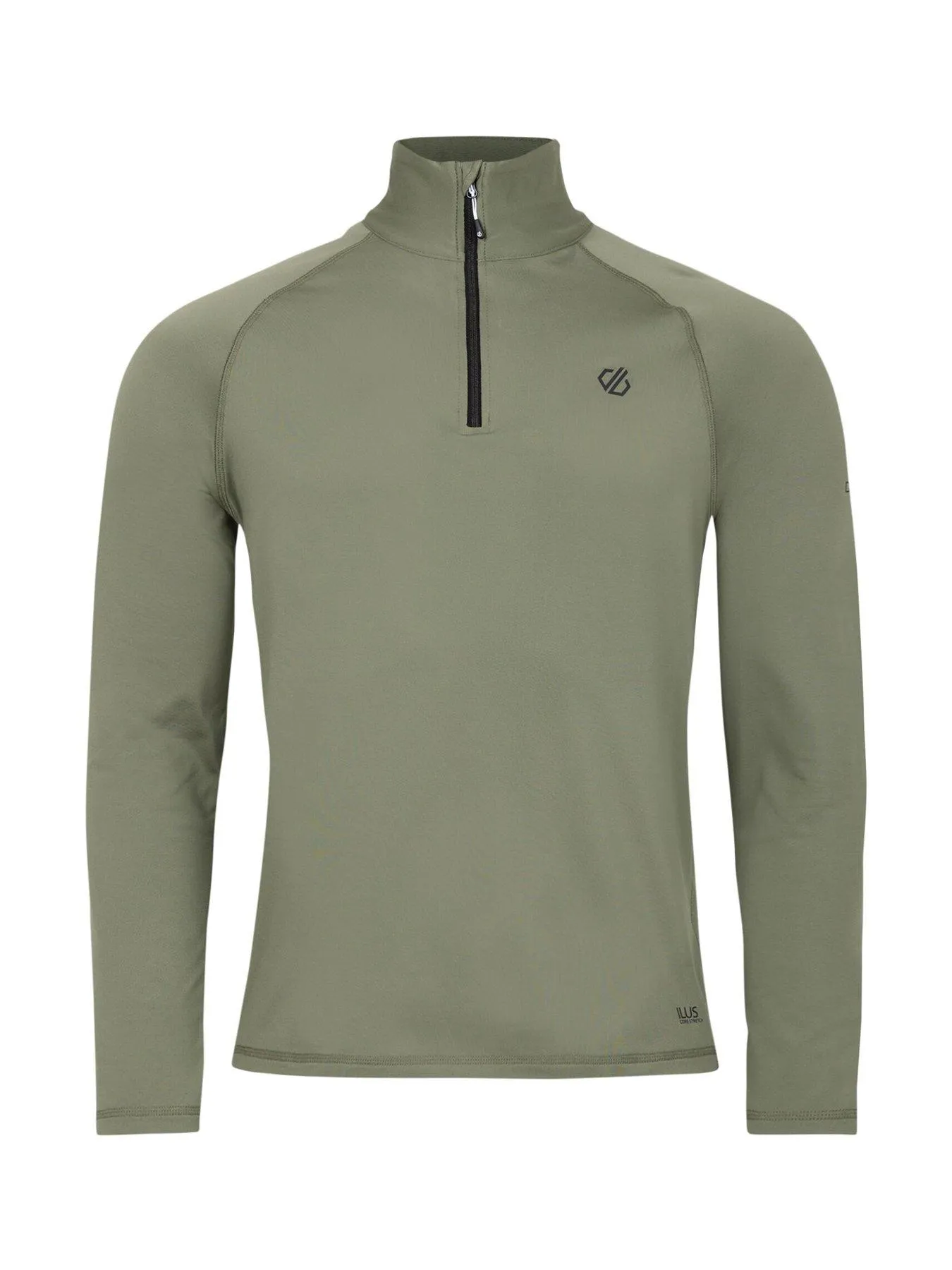 Dare 2b Mens Ski Fuse Up II Core Stretch Fleece- Olivine Green