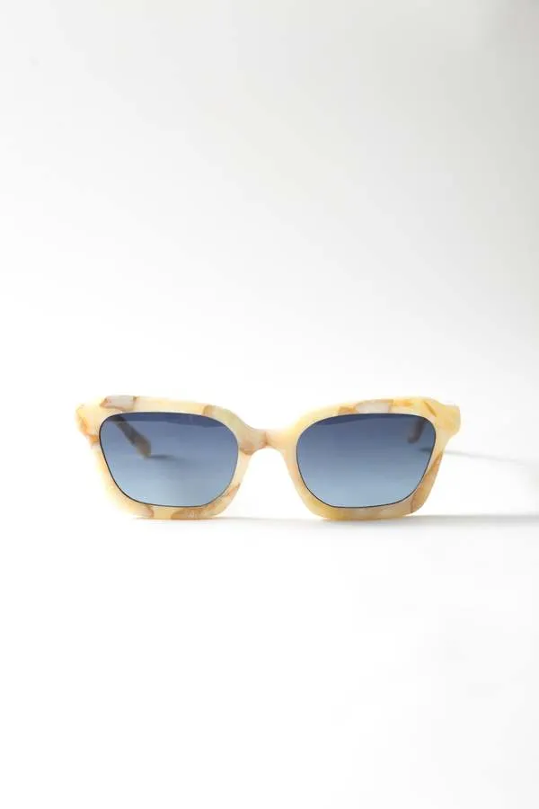 Demi Sunglasses - Linen Meringue