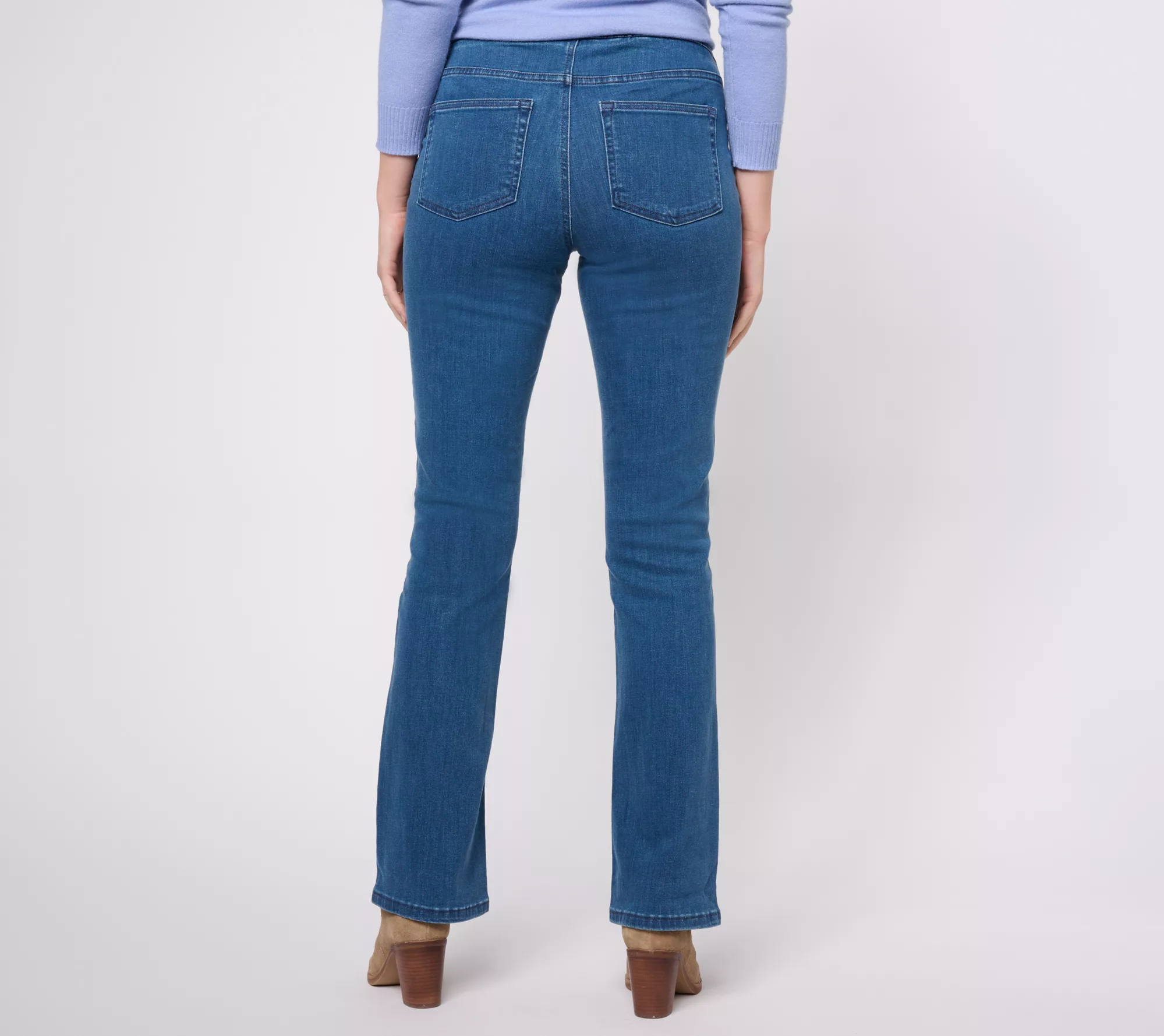 Denim & Co. Signature Perfect Flex Regular Pull-On Jeans