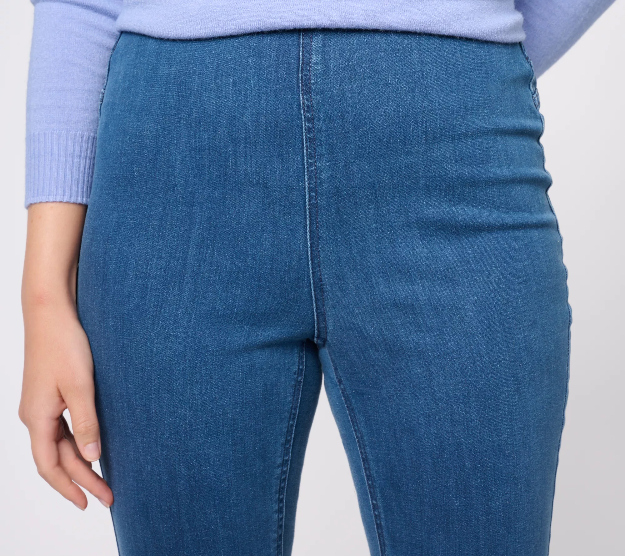 Denim & Co. Signature Perfect Flex Regular Pull-On Jeans