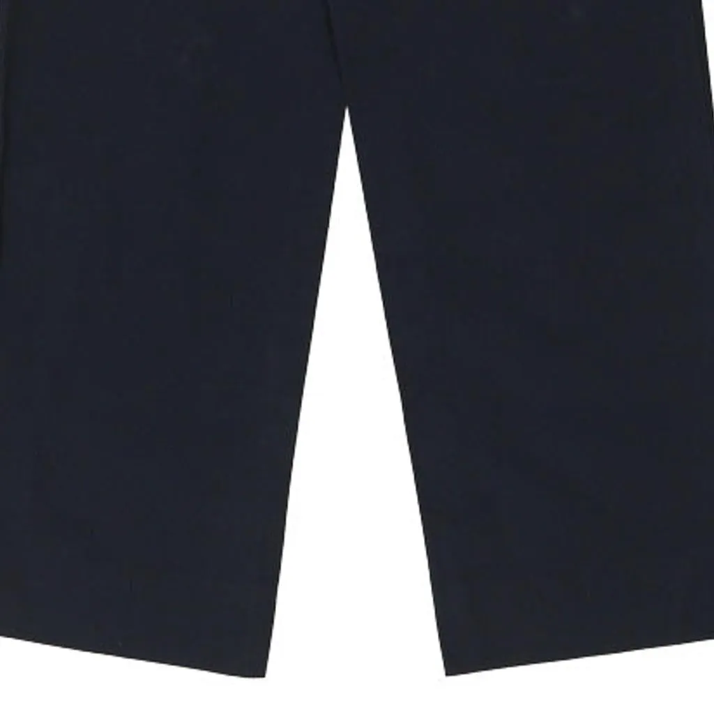 Dickies Trousers - 32W UK 12 Navy Cotton Blend