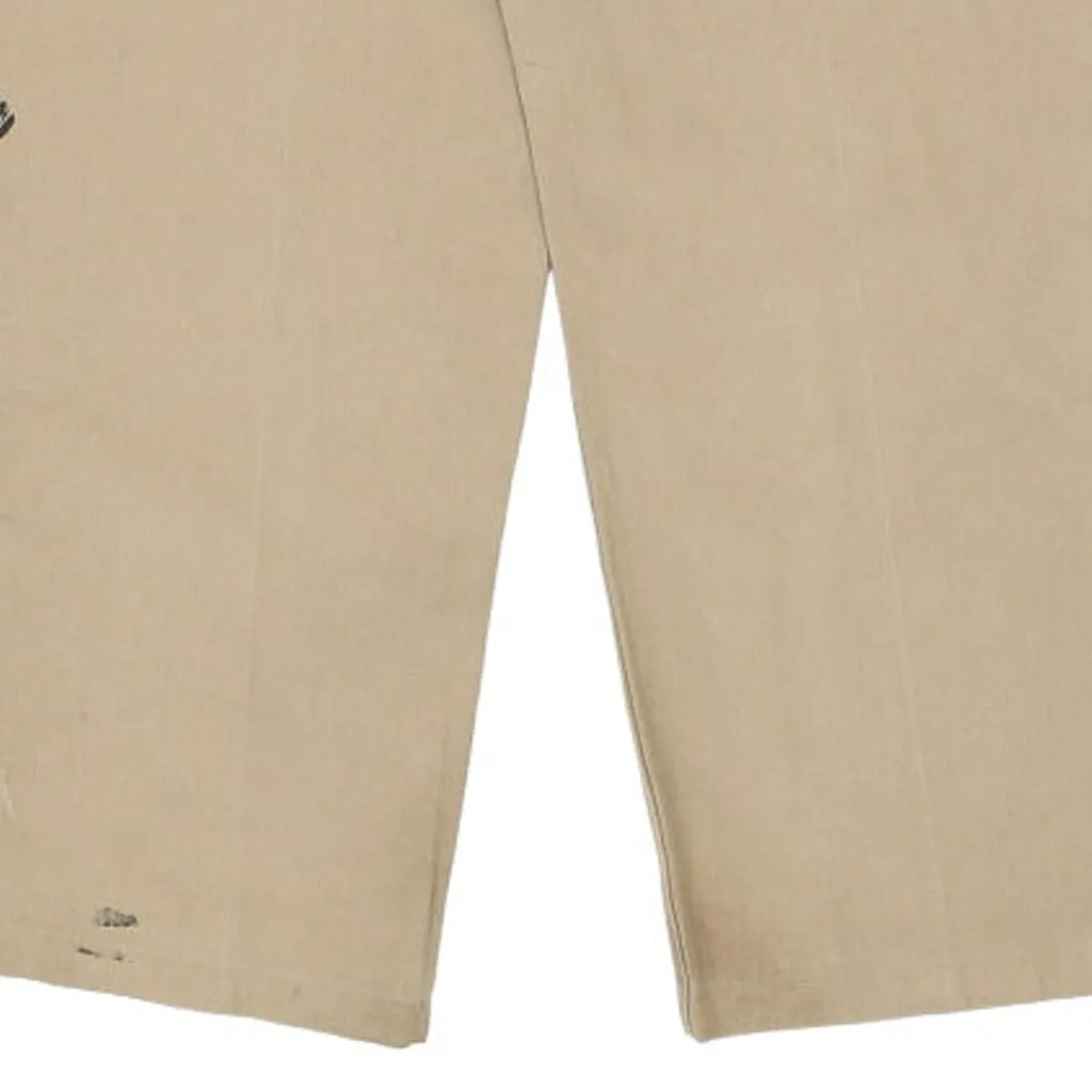 Dickies Trousers - 34W 29L Beige Cotton Blend