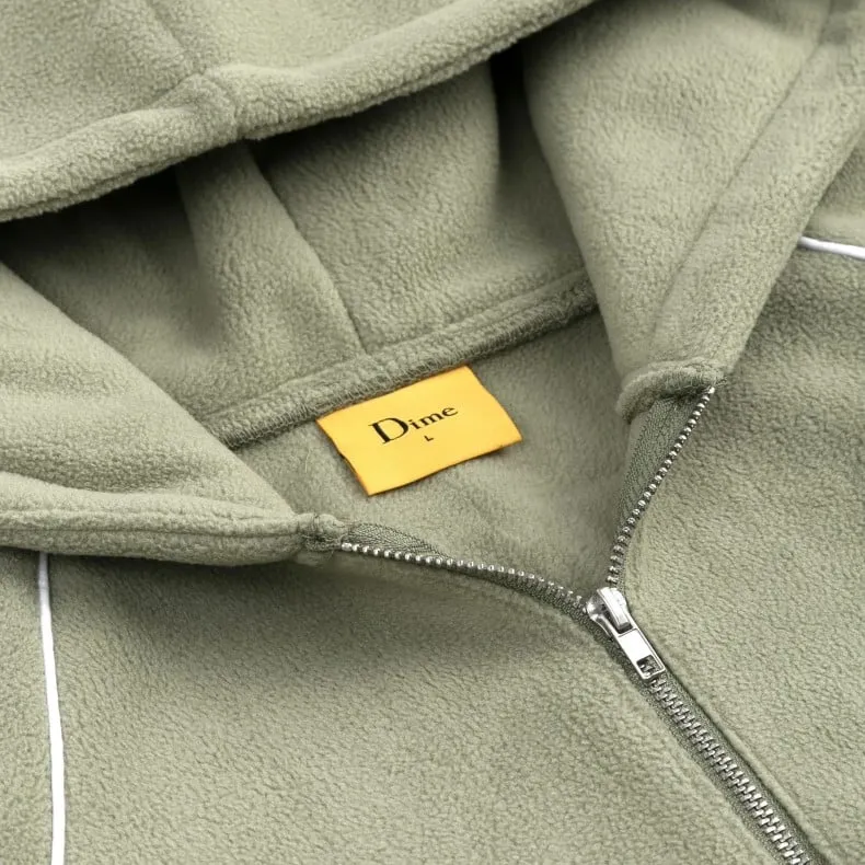 Dime Polar Half Zip Fleece (Light Army)