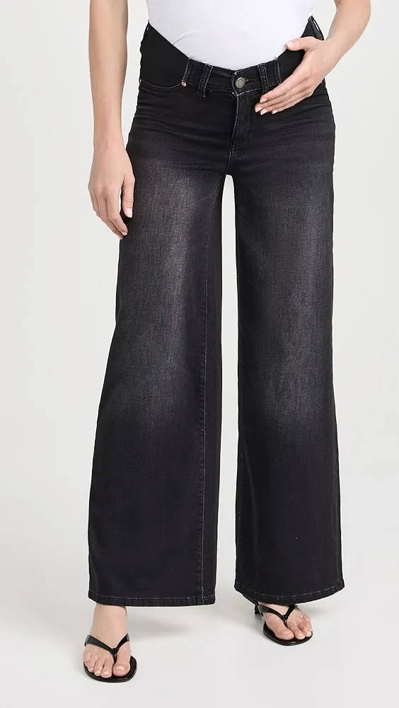 DL1961   Hepburn Wide Leg Maternity Jeans: High Rise 32" 