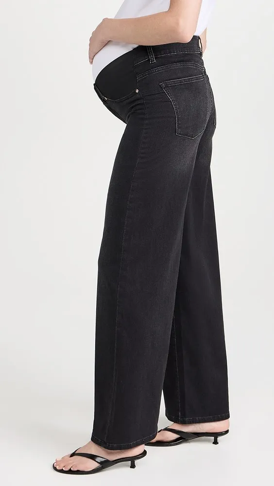 DL1961   Hepburn Wide Leg Maternity Jeans: High Rise 32" 