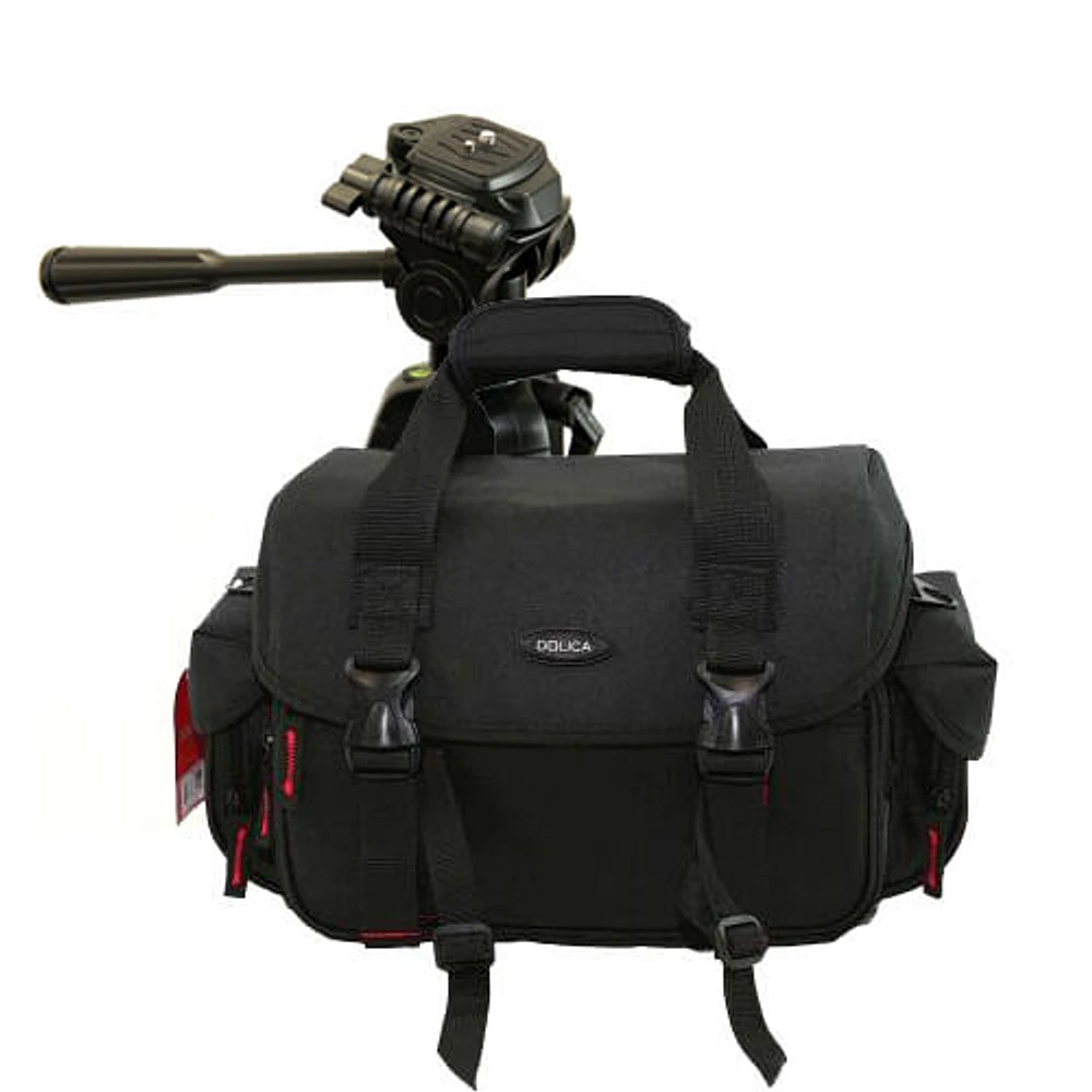 Dolica GS-300 Professional Shoulder DSLR Camera Bag and Tripod - OPEN BOX GS300STKIT | Electronic Express