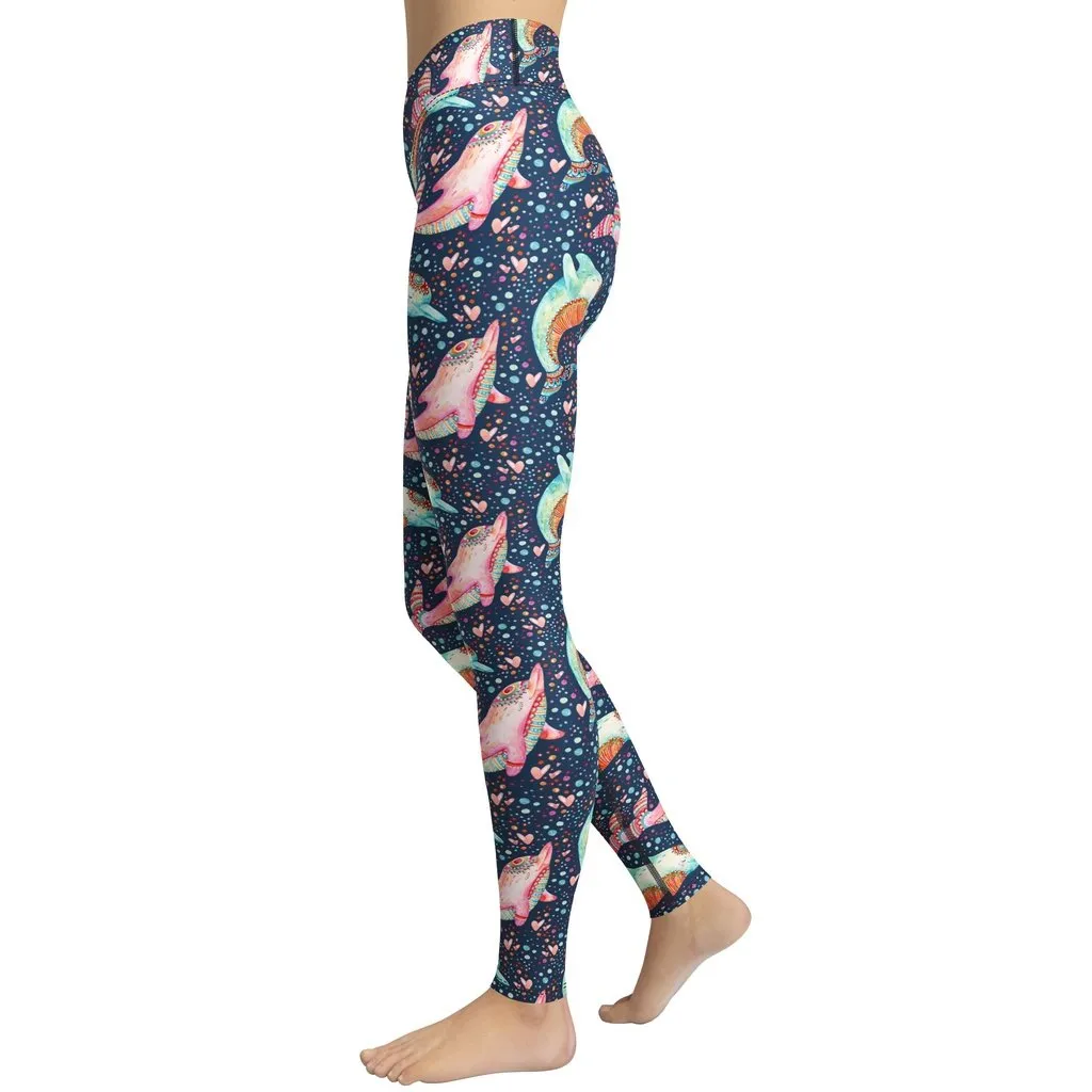 Dolphin Yoga Leggings