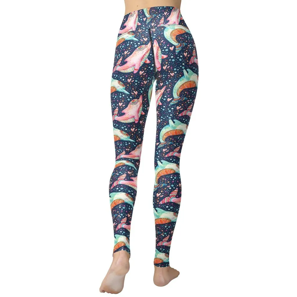 Dolphin Yoga Leggings