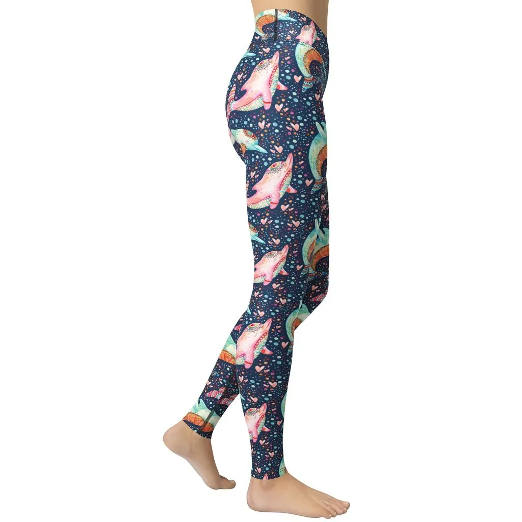 Dolphin Yoga Leggings