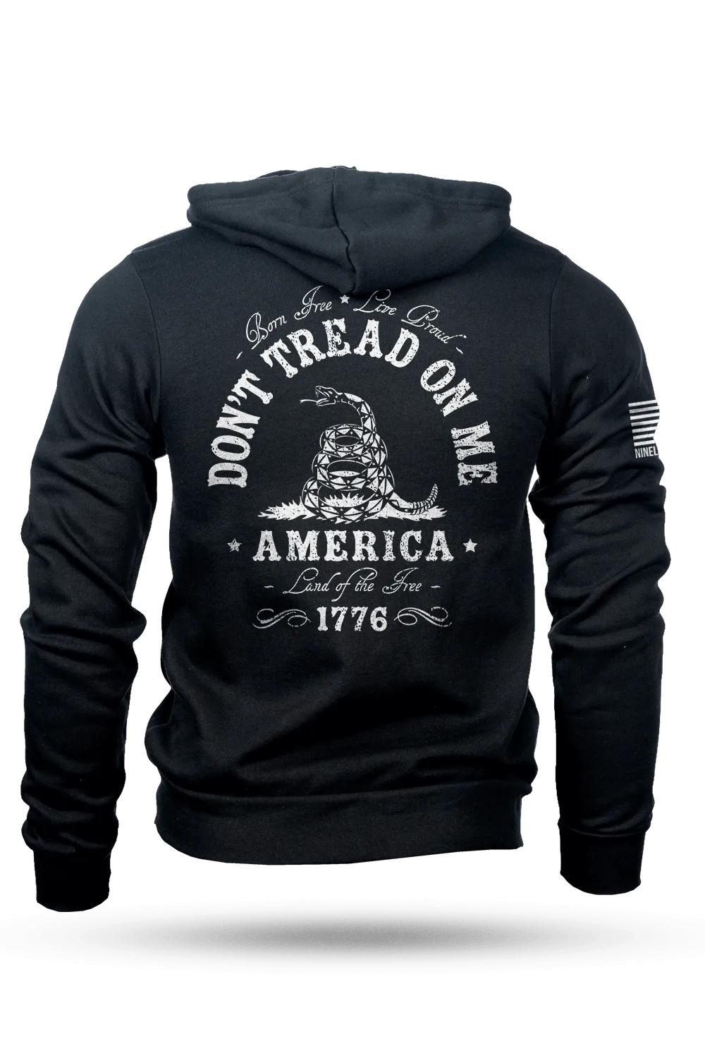 Don't Tread on Me - Men's Full-Zip Hoodie