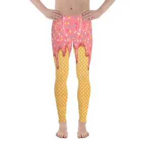 Dripping Ice Cream Men's Leggings