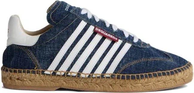 DSQUARED2 denim espadrille sneakers Blue